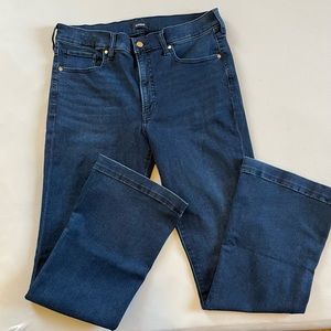 Express women’s classic midrise dark wash bootcut jeans size 14 regular